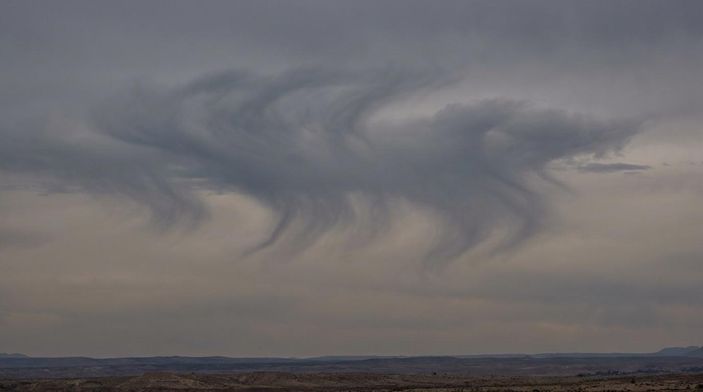 Altostratus virga