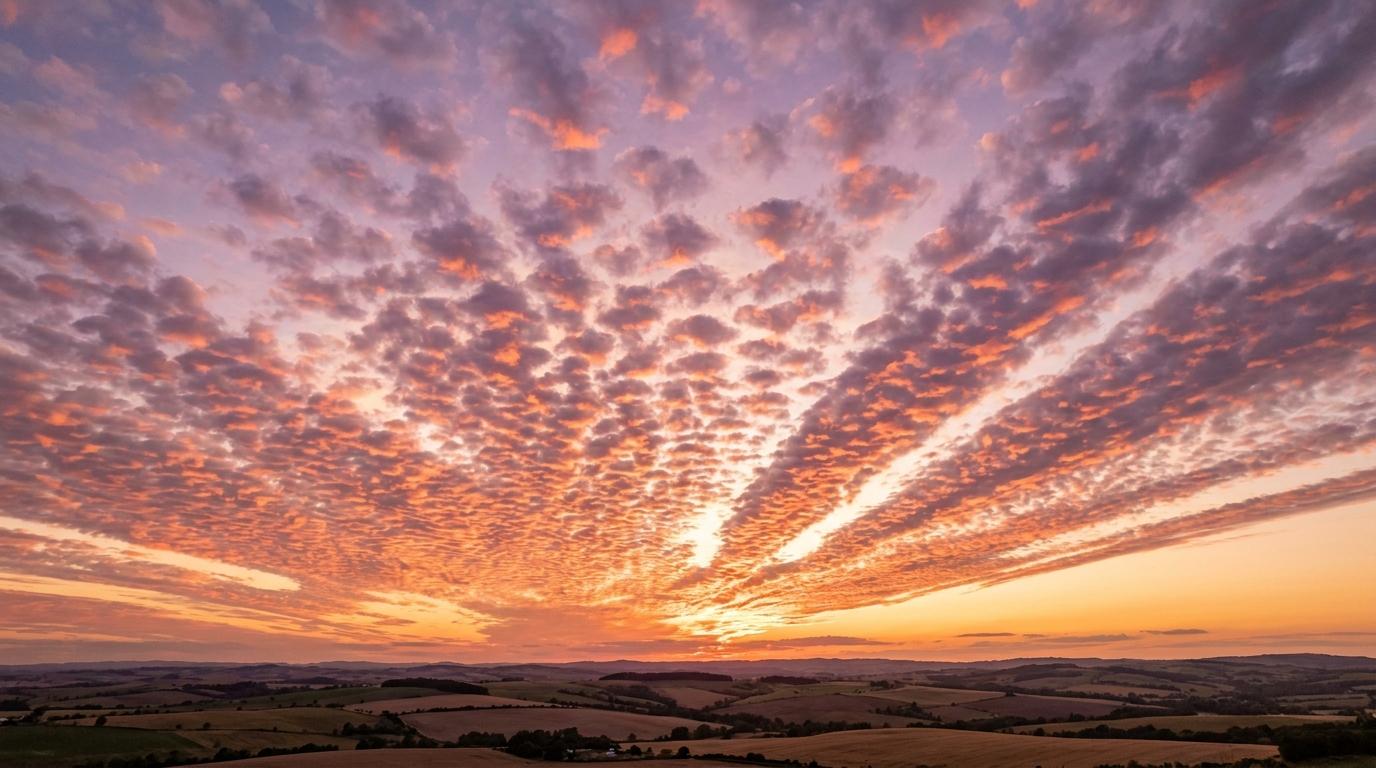 Altocumulus radiatus